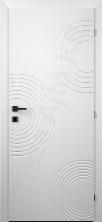 modern fehér beltéri ajtó 126