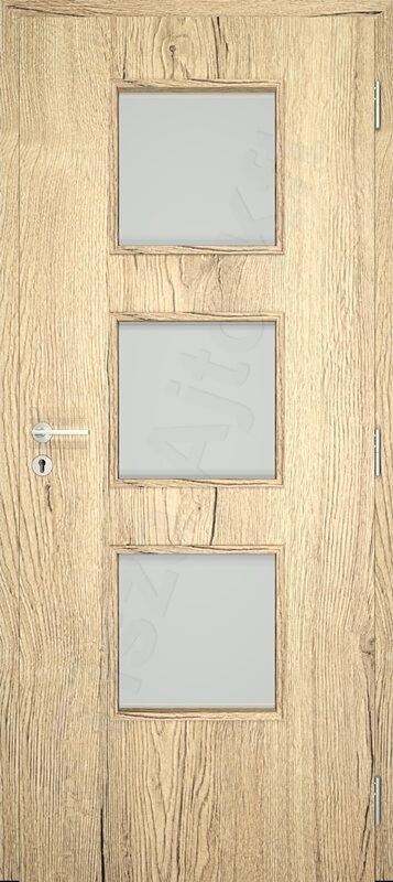 dekorfóliás beltéri ajtó betétes dorado