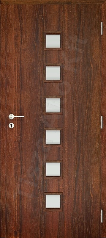 6 féle színben elérhető üveges dekorfóliás beltéri ajtó libra