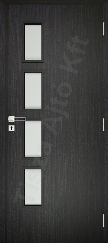 dekor beltéri ajtó pegasus üveg betétes kivitelezés