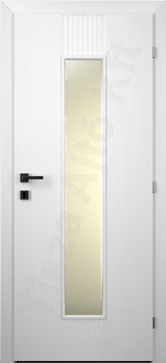 fehér üveges beltéri ajtó 092u