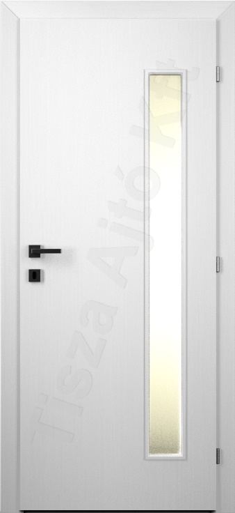 fehér üveges beltéri ajtó 095u