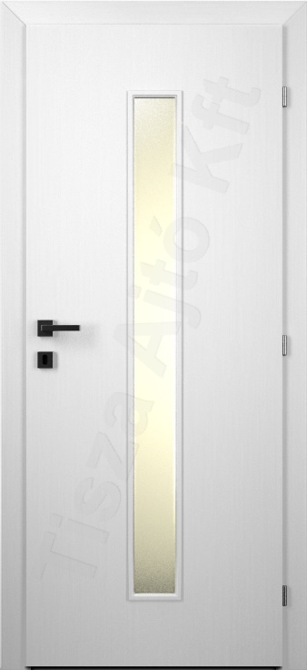 fehér üveges beltéri ajtó 096u