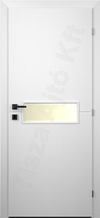fehér üveges beltéri ajtó 097u