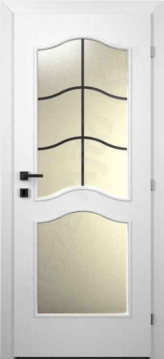 klasszikus fehér beltéri ajtó 106u