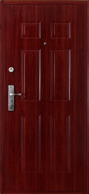 HiSec lépcsőházi bejárati ajtó - klasszikus - Cseresznye