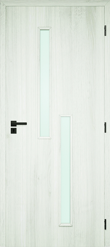 üveg betétes dekor beltéri ajtó leo