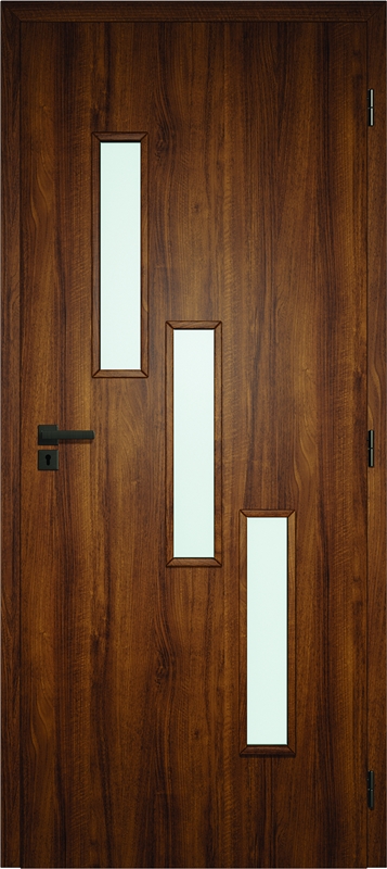 üveg betétes dekor beltéri ajtó mira