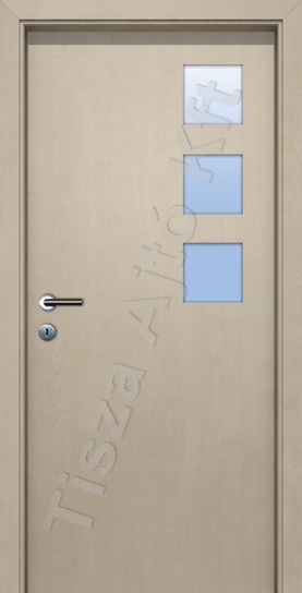 síküveges kiszerelésű cpl beltéri ajtó S10A