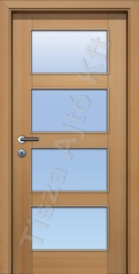 vázkeretes üveges cpl beltéri ajtó P04