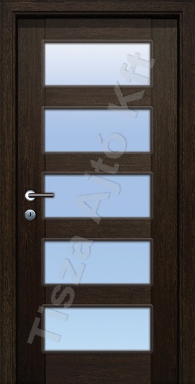 vázkeretes üveg betétes cpl beltéri ajtó P05